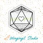 Agender Sticker, D20 Sticker, LGBTQIA+ Sticker, DND, Pride Sticker, Nerdy Sticker