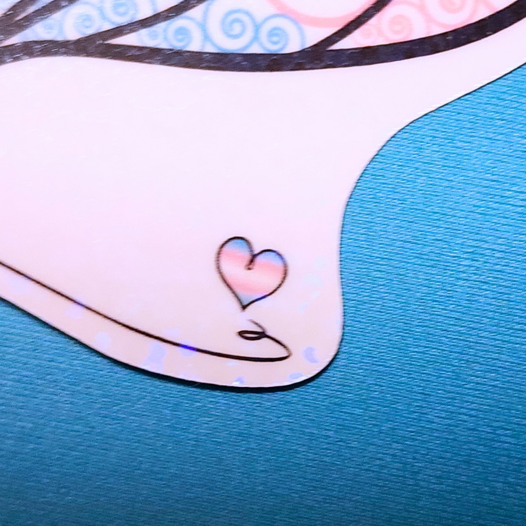 Trans Sticker, LGBTQIA+ Sticker, Pride Sticker, Fantasy, Writing, Journaling & Book Lover picture