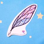 Bisexual Sticker, LGBTQIA+ Sticker, Pride Sticker, Fantasy, Writing, Journaling & Book Lover