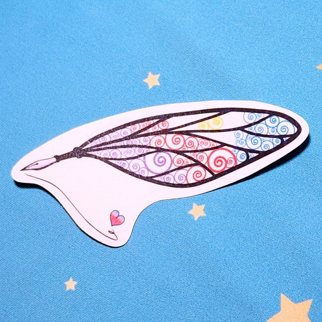 Polyamory Sticker, LGBTQIA+ Sticker, Pride Sticker, Fantasy, Writing, Journaling & Book Lover picture