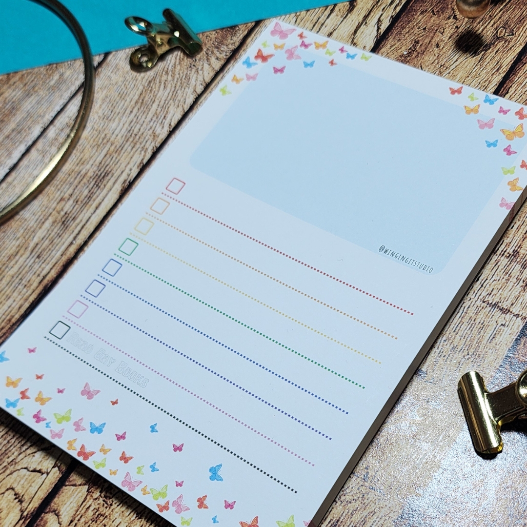 Read Gay Books Butterfly Notepad picture
