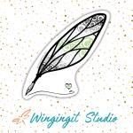 Agender Sticker, LGBTQIA+ Sticker, Pride Sticker, Fantasy, Writing, Journaling & Book Lover