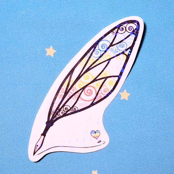 Queer Sticker, LGBTQIA+ Sticker, Pride Sticker, Fantasy, Writing, Journaling & Book Lover
