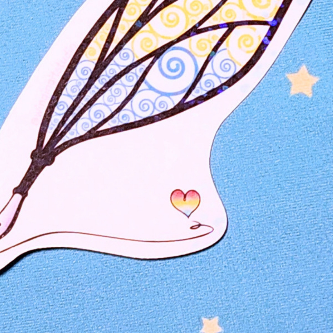 Pansexual Sticker, LGBTQIA+ Sticker, Pride Sticker, Fantasy, Writing, Journaling & Book Lover picture