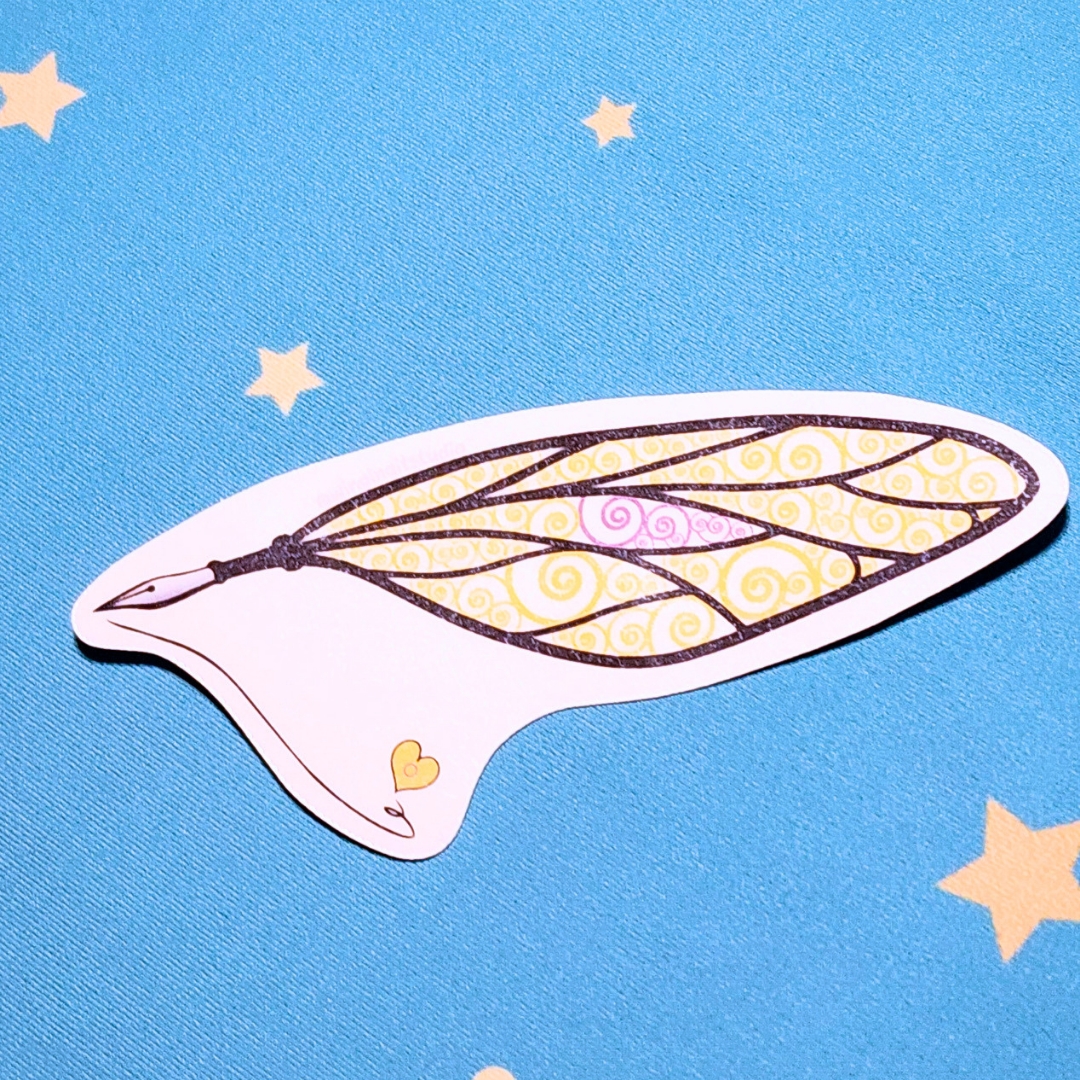 Intersex Sticker, LGBTQIA+ Sticker, Pride Sticker, Fantasy, Writing, Journaling & Book Lover picture