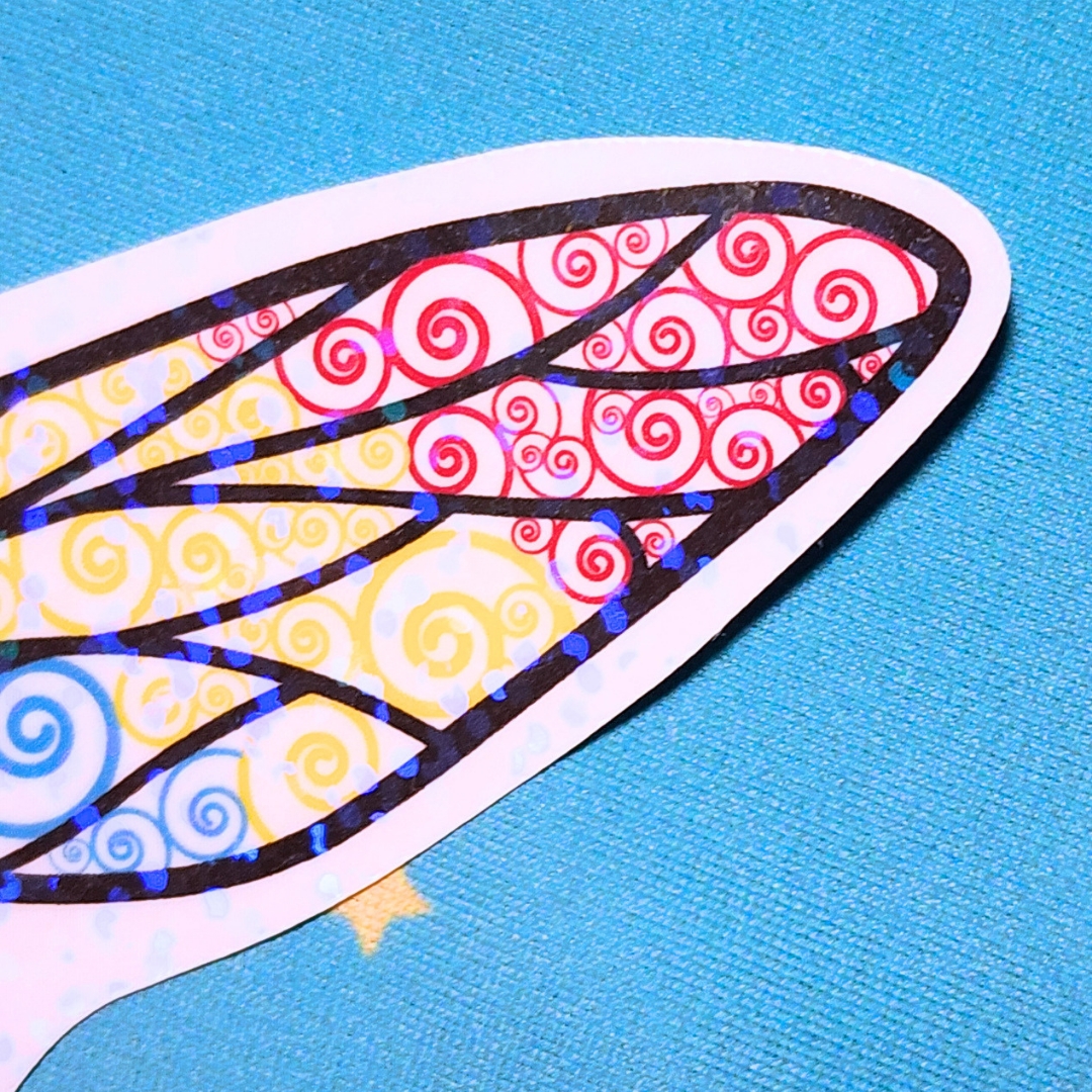 Pansexual Sticker, LGBTQIA+ Sticker, Pride Sticker, Fantasy, Writing, Journaling & Book Lover picture