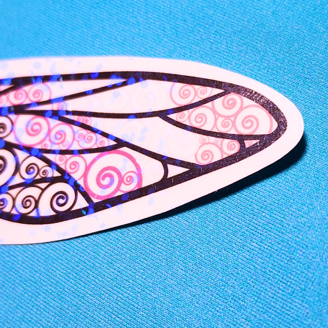 Genderfluid Sticker, LGBTQIA+ Sticker, Pride Sticker, Fantasy, Writing, Journaling & Book Lover picture
