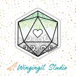 Aromantic Sticker, D20 Sticker, LGBTQIA+ Sticker, DND, Pride Sticker
