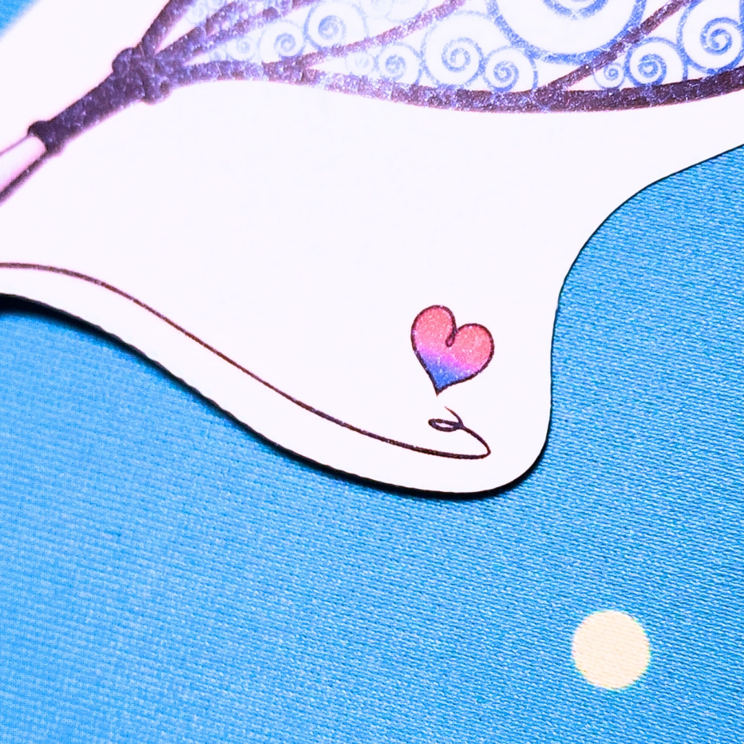 Bisexual Sticker, LGBTQIA+ Sticker, Pride Sticker, Fantasy, Writing, Journaling & Book Lover picture