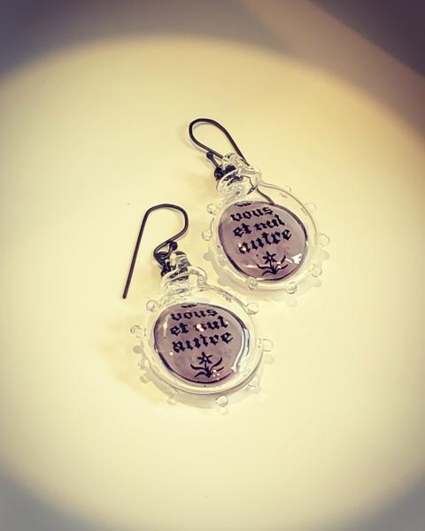 vous et nul autre earrings (you and no other) picture