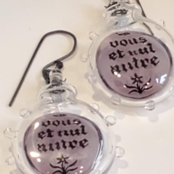 vous et nul autre earrings (you and no other) picture