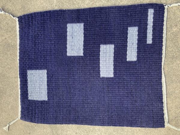 Handwoven Rug or Wall Hanging. Two Rugs in One. Great Cape Cod Colors picture