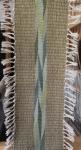 Handwoven Navajo Wedge Weave Wall Hanging, Wool, in Shades of Green
