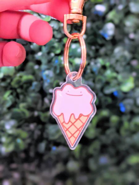 Ditto Ice Cream Keychain