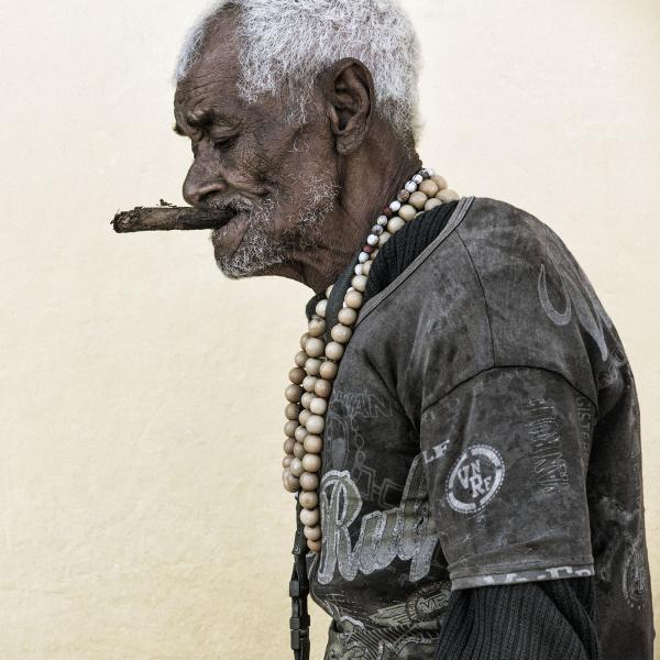 Old Man with Cigar picture