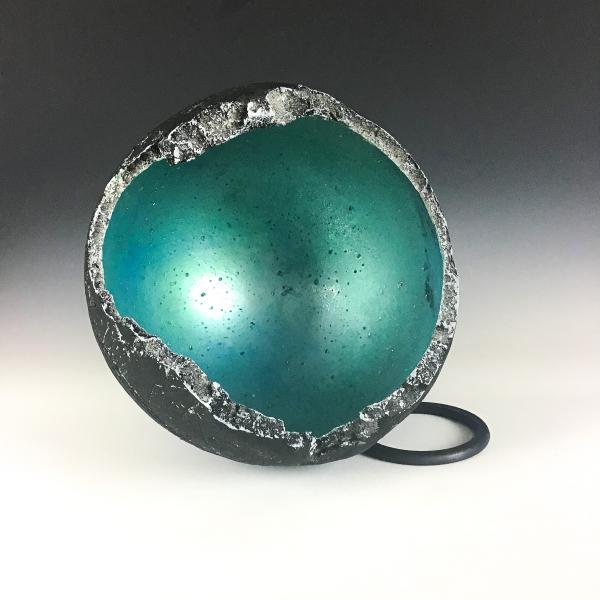 Turquoise and Black Glowing Stone picture