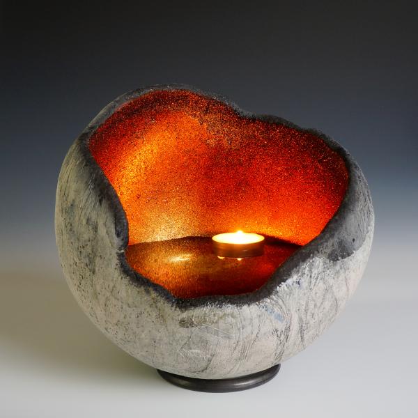 Red Copper and Gold Glowing Stone picture