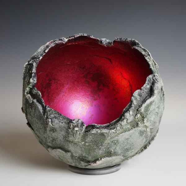 Rose Red Glowing Stone