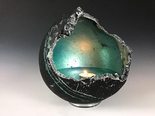 Turquoise and Black Glowing Stone picture