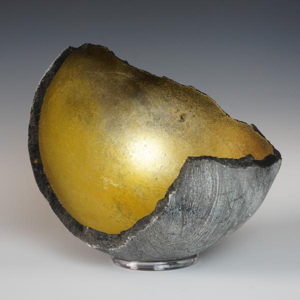 Gold and Gray Glowing Stone picture