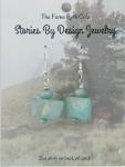 "Stories By Design" Rock & the Tree story--Turquoise earrings