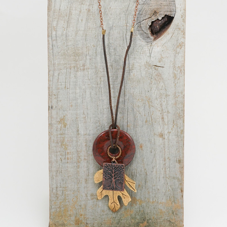 Autumn Leaves necklace picture