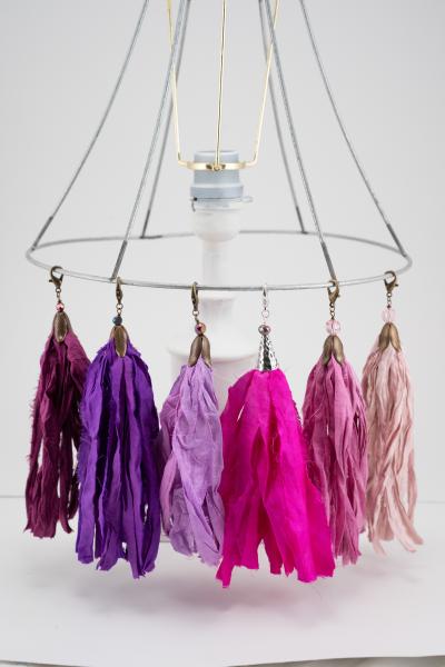 Tassels-Pinks & Purples