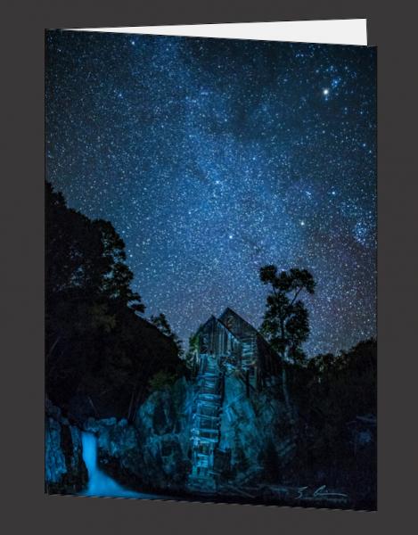 Crystal Mill and Stars - Greeting Cards picture