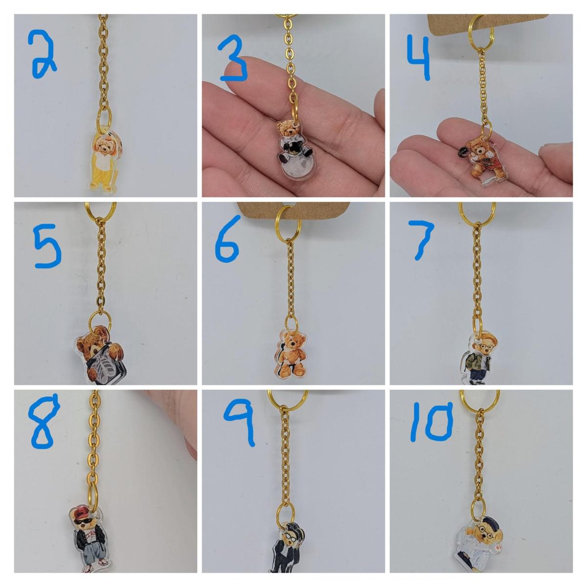 Keychain | Teddy Bear | Multiple Styles picture