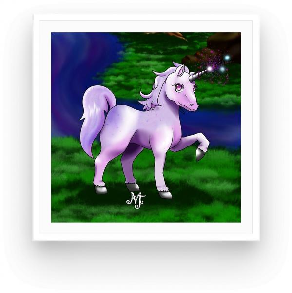 Unicorn 5x7 Art Print picture