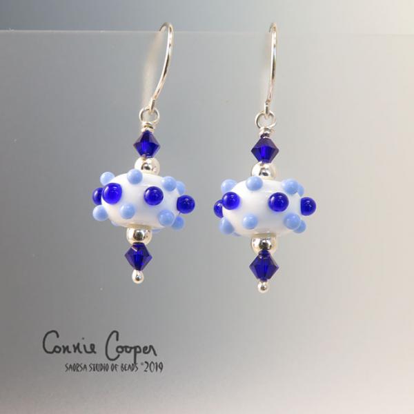 MSP IN WHITE W/COBALT & CORNFLOWER GBE19-3839