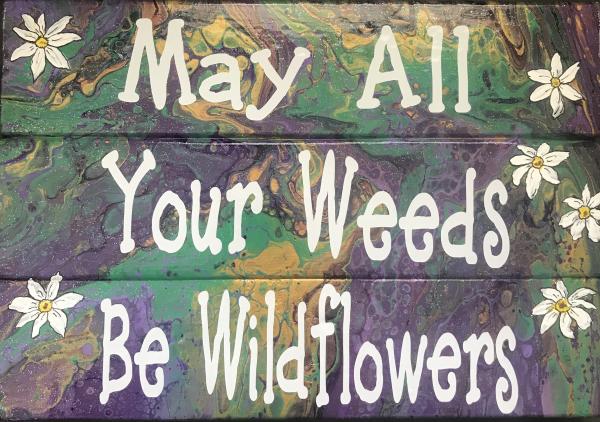 Wildflower sign