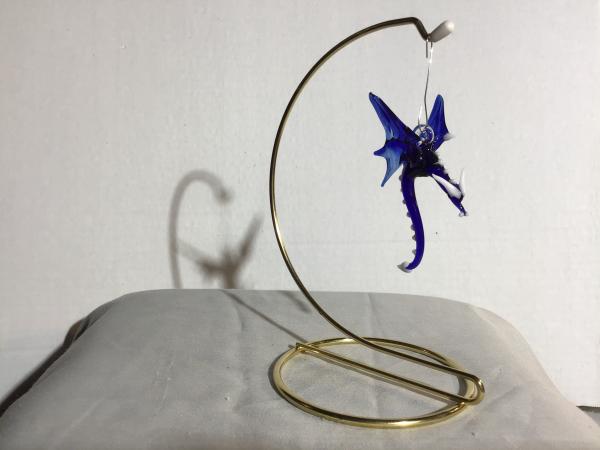 Hanging Dragon- blue w/blue wings picture