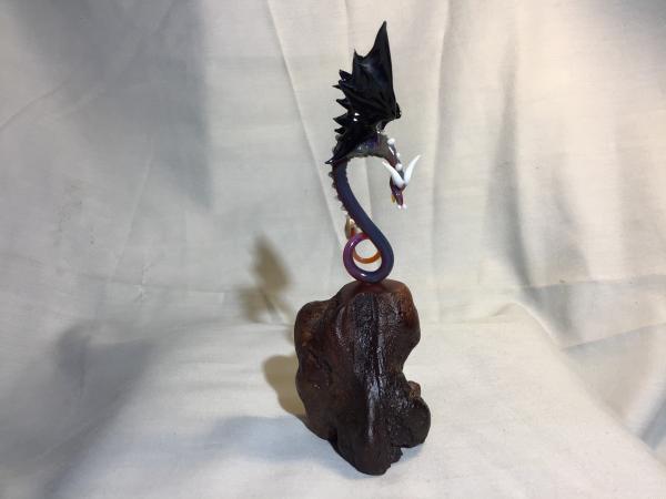 Dragon on wood