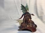 Dragon on Manzanita Burl wood