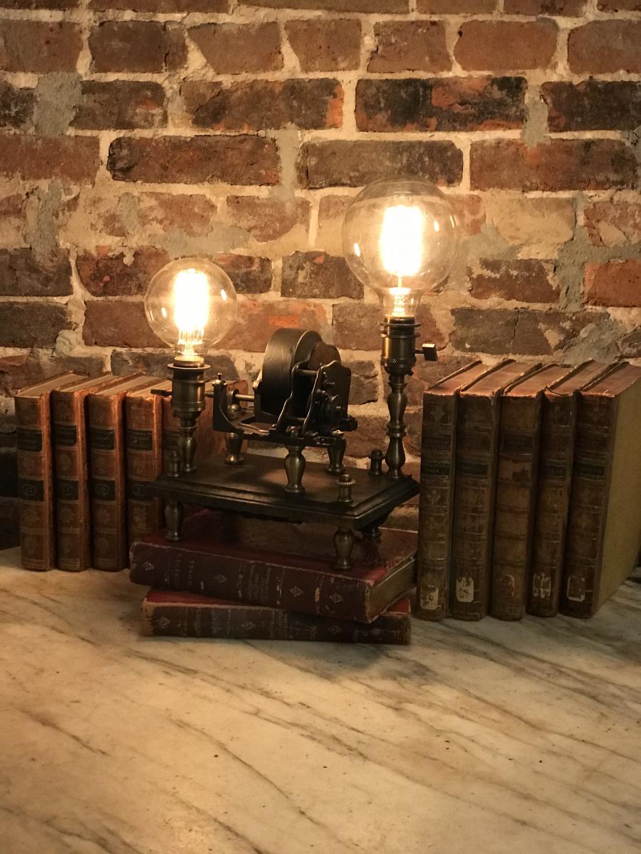 1903 Phonograph Movement Light Fixture picture