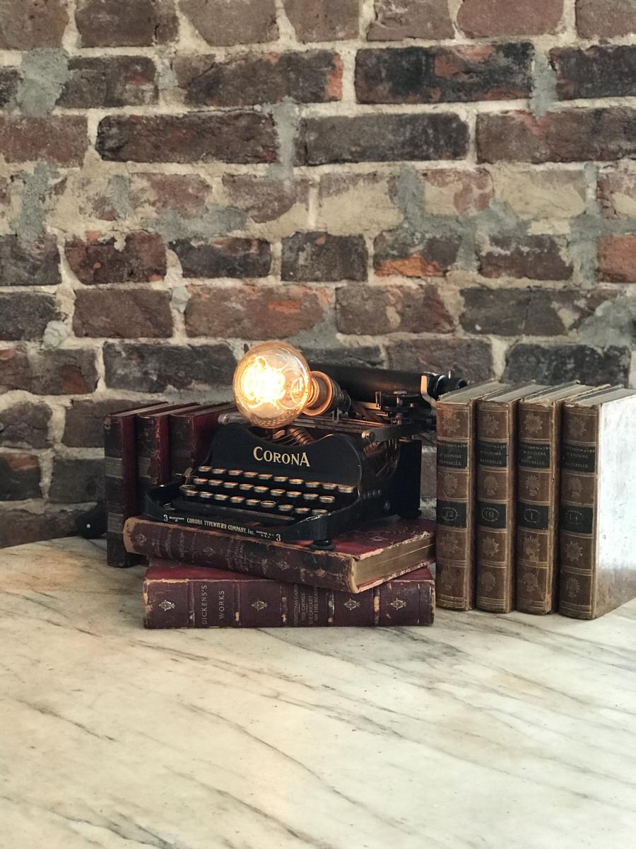 1917 Corona 3 Typewriter Light Fixture picture