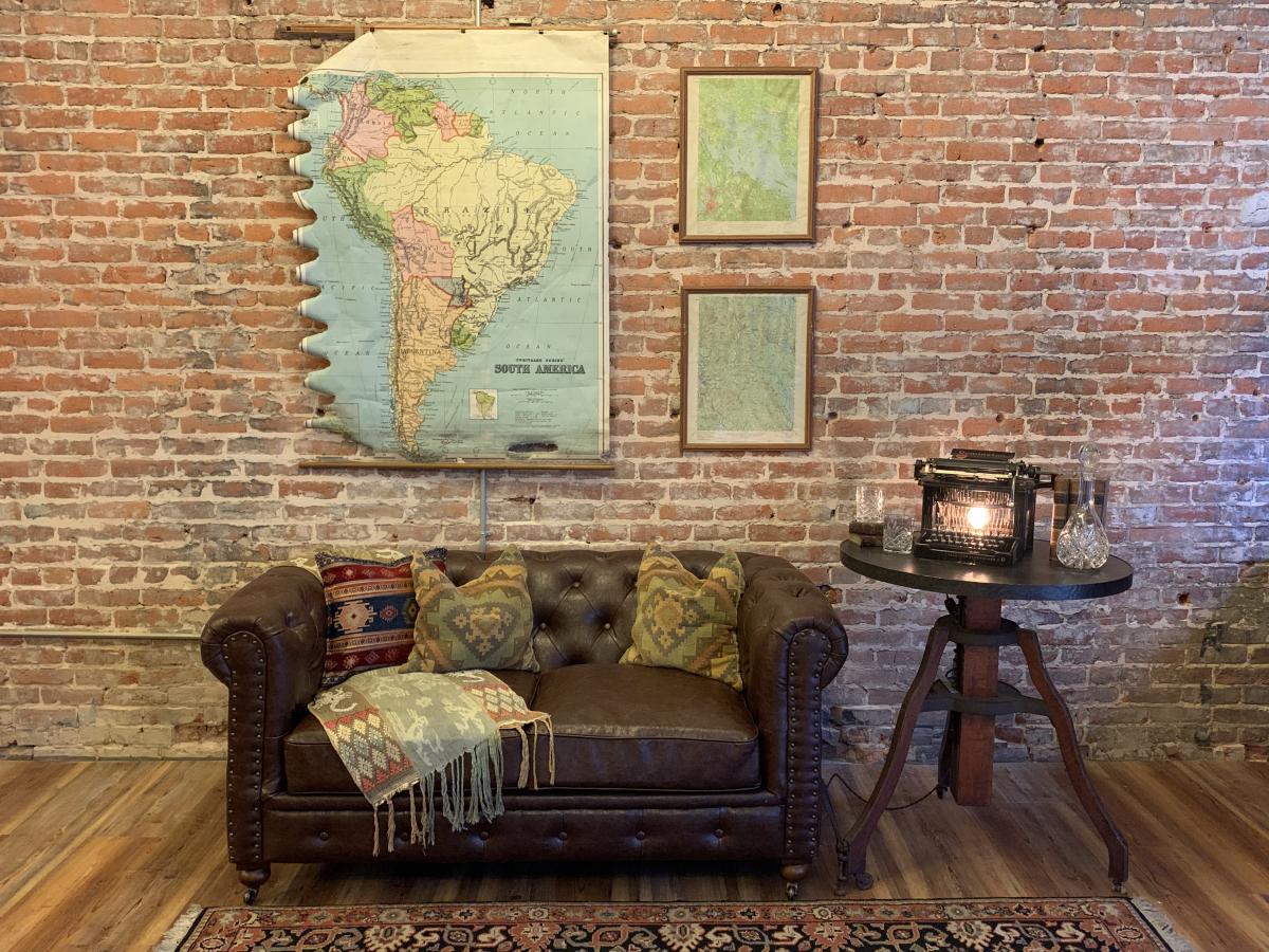 19th century Remington 6 Upstroke Typewriter Light Fixture picture