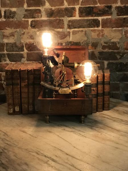 19th century Sextant Light Fixture picture