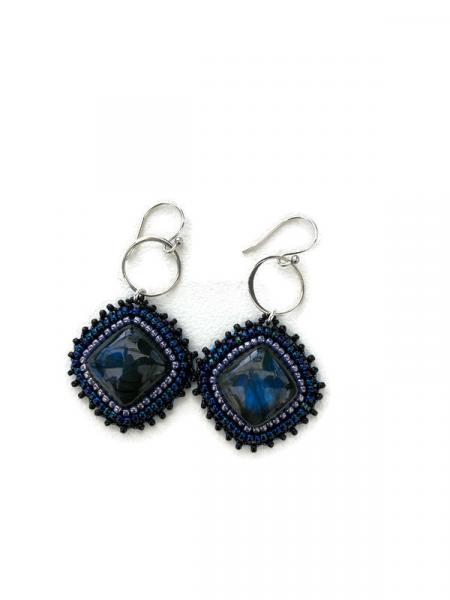 Labradorite earrings picture