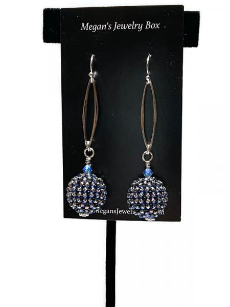 Beaded ball earrings picture