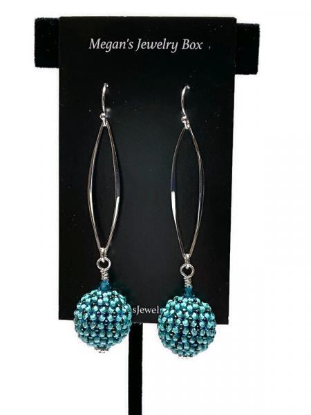 Beaded ball earrings picture