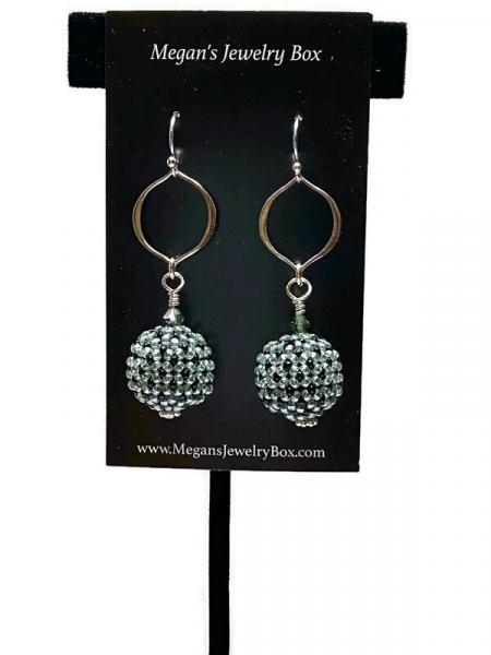 Beaded ball earrings picture