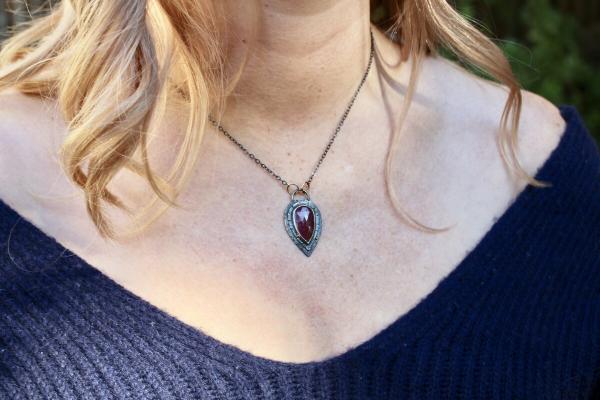 Mixed Metal Ruby Pendant picture