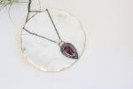 Mixed Metal Ruby Pendant