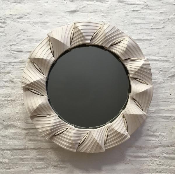 Interior mirror with ceramic frame 0072020