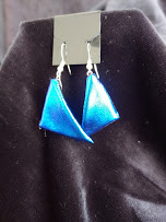 Fused dichroic earrings picture