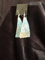 Fused dichroic earrings