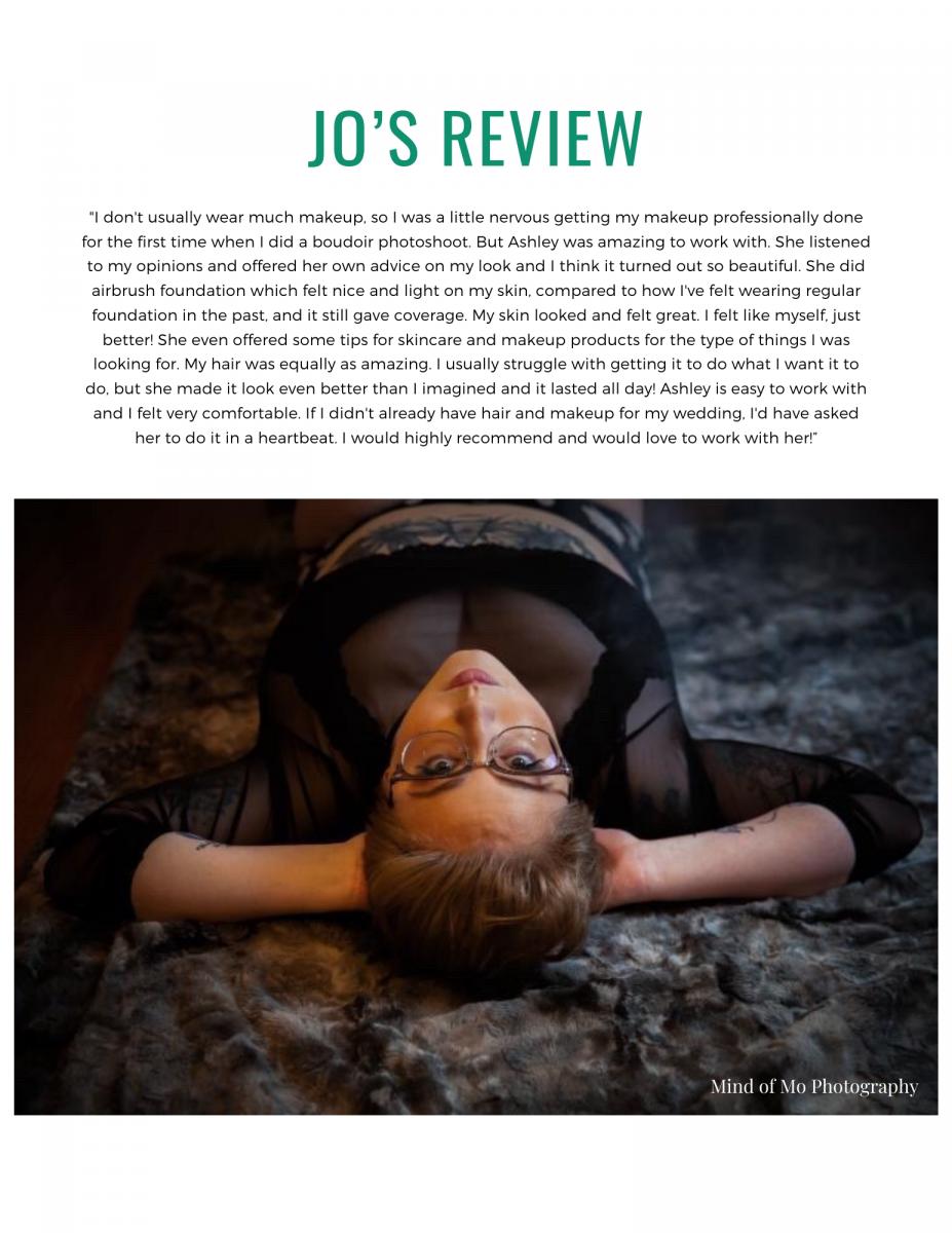 Boudoir Client Hair and Makeup Package picture