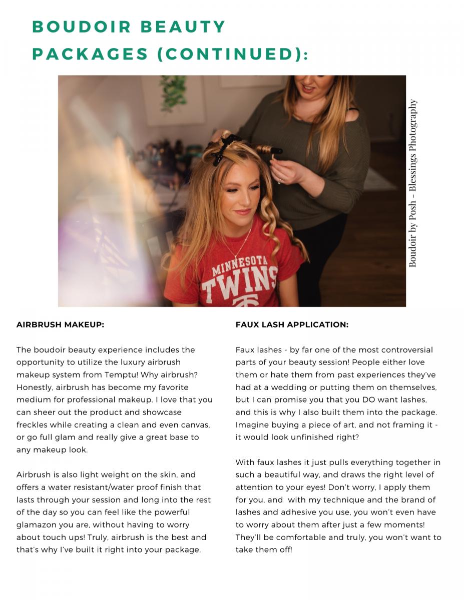 Boudoir Client Hair and Makeup Package picture